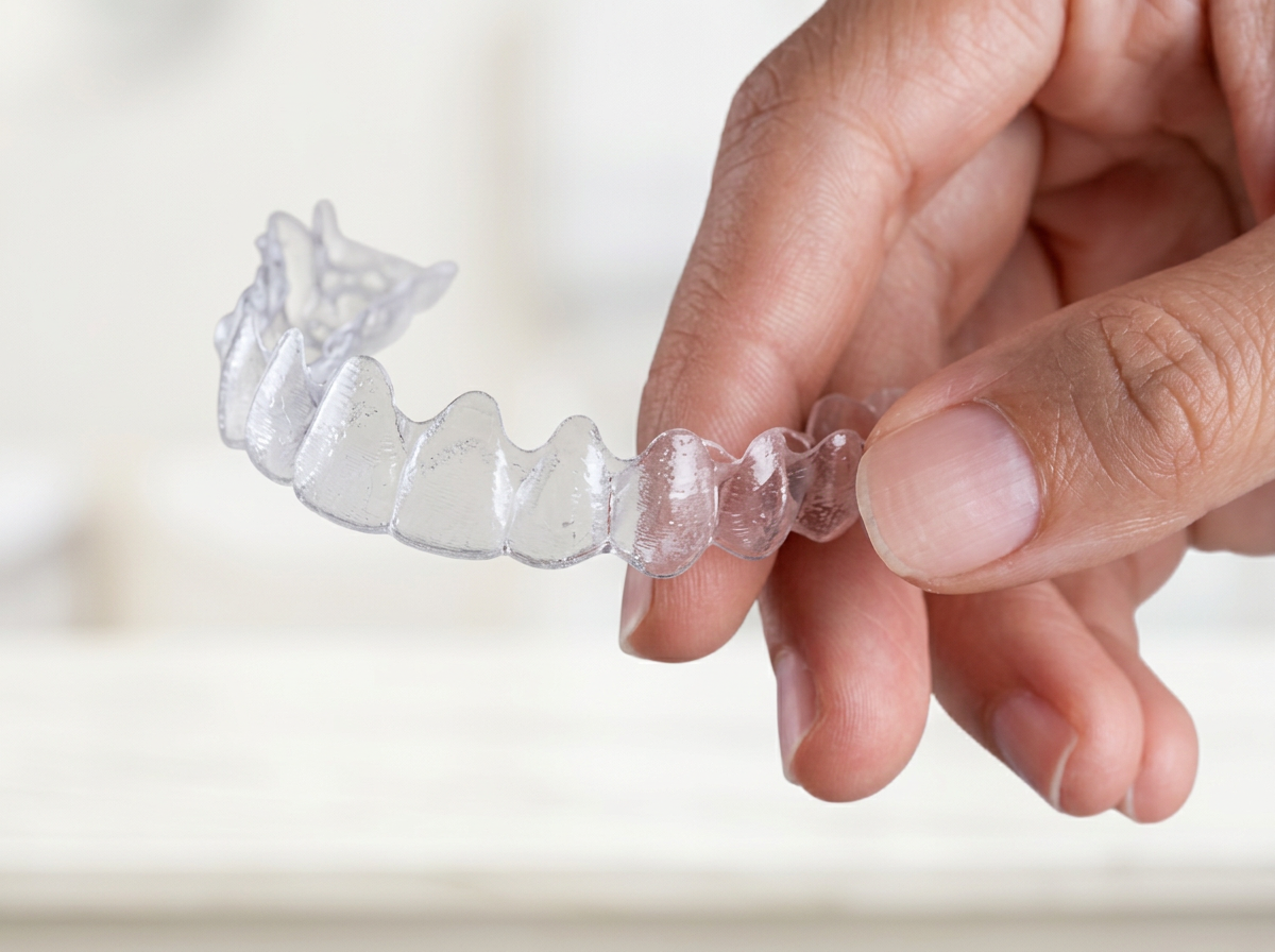 Alinhador transparente removível